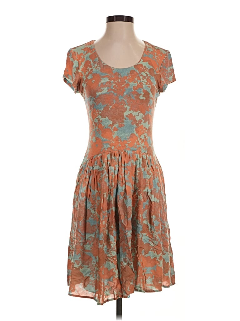 Pre-owned Peruvian Connection Casual Dress In Brown