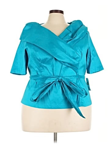 Alex Evenings Short Sleeve Blouse (view 1)