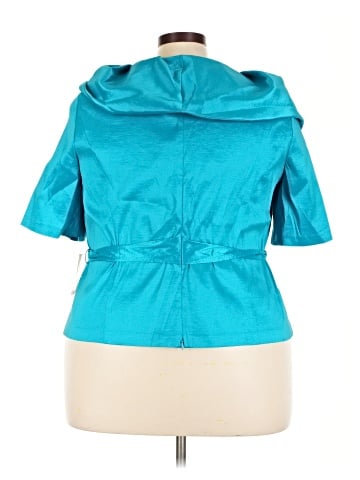 Alex Evenings Short Sleeve Blouse (view 2)