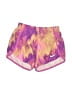 Nike 100% Polyester Print Pink Athletic Shorts Size 6 - photo 1