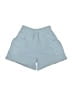 Zara Solid Blue Shorts Size 10 - photo 1