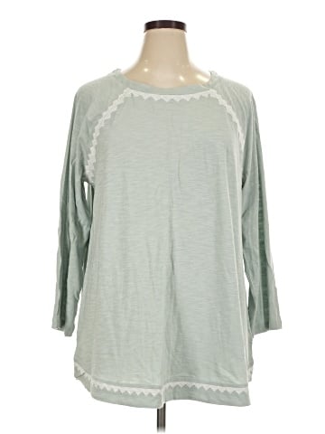 Soft Surroundings 3/4 Sleeve Top (view 1)