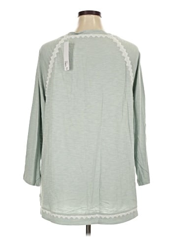 Soft Surroundings 3/4 Sleeve Top (view 2)