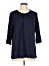 Stan Herman Blue 3/4 Sleeve Top Size L (petite) - photo 1