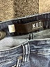 Kut from the Kloth Solid Blue Jeans Size 0 - photo 7