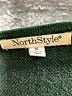 North Style 100% Acrylic Green Pullover Sweater Size 1X - photo 7