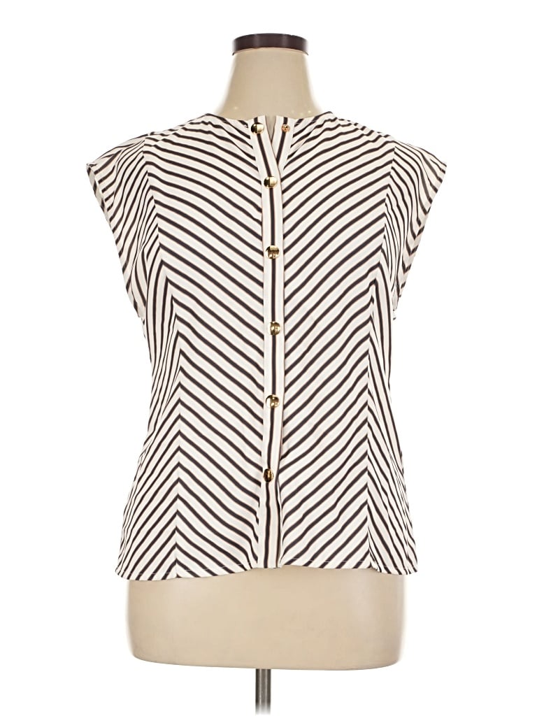 Pre-owned Commense Sleeveless Blouse In Ivory