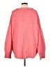 Free People Solid Pink Pullover Sweater Size L - photo 2