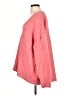Free People Solid Pink Pullover Sweater Size L - photo 5