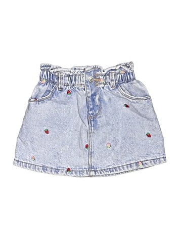 Zara Denim Skirt (view 1)