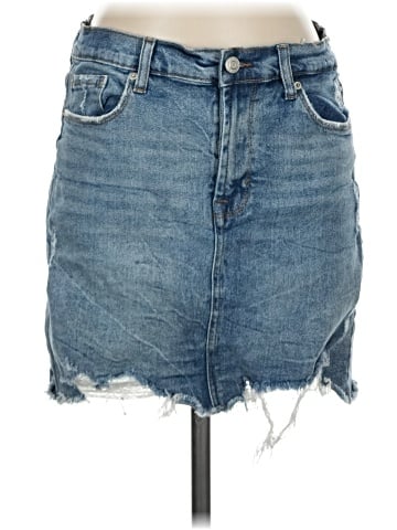 Kensie Denim Skirt (view 1)