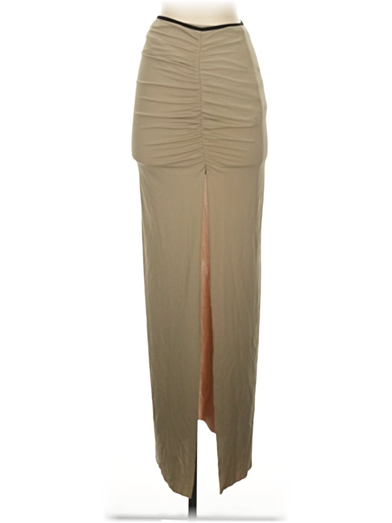 Pre-owned Bec & Bridge Formal Skirt In Tan