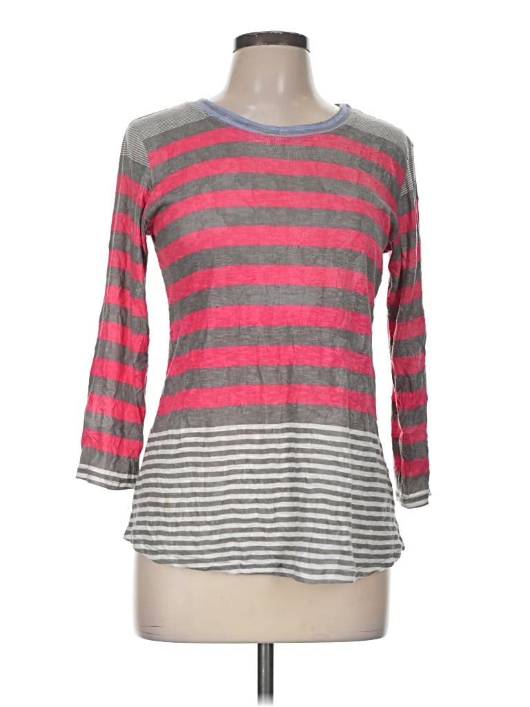 Pre-owned David Cline 3/4 Sleeve T-shirt In Gray