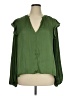 Left Coast by Dolan 100% Polyester Green 3/4 Sleeve Blouse Size XL - photo 1