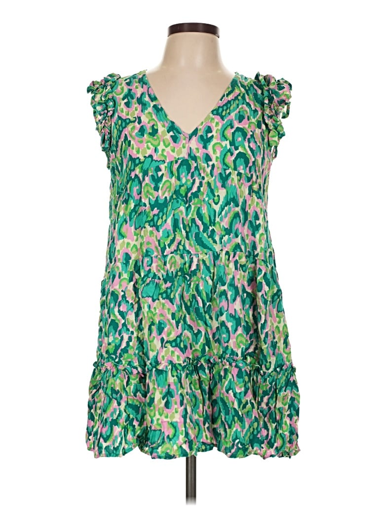 Pre-owned Umgee Casual Dress In Green