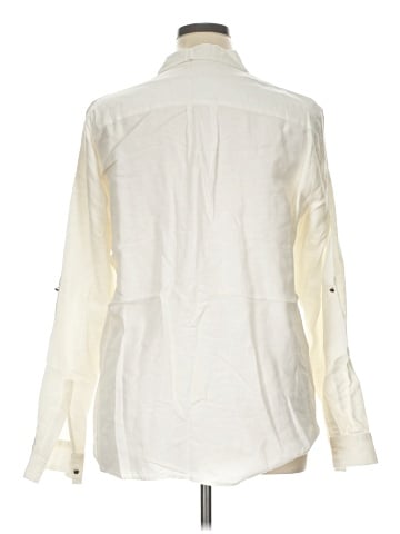 Ann Taylor Long Sleeve Button-Down Shirt (view 2)