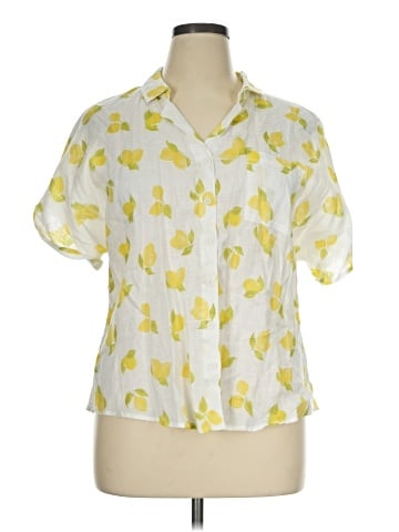 Garnet Hill Short Sleeve Blouse (view 1)