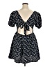 Blue Rain 100% Polyester Hearts Black Cocktail Dress Size XL - photo 2