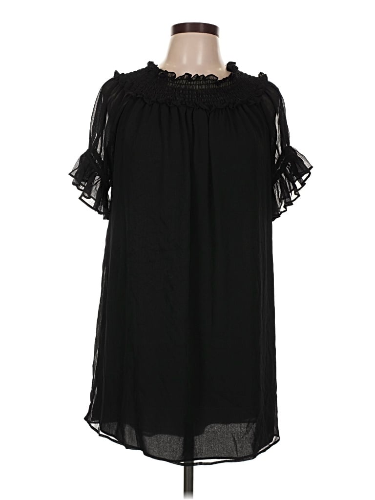Pre-owned Cece Casual Dress In Black