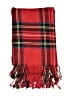 Unbranded Plaid Red Scarf One size - photo 2
