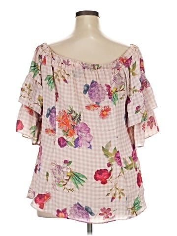 City Chic 3/4 Sleeve Blouse (view 2)