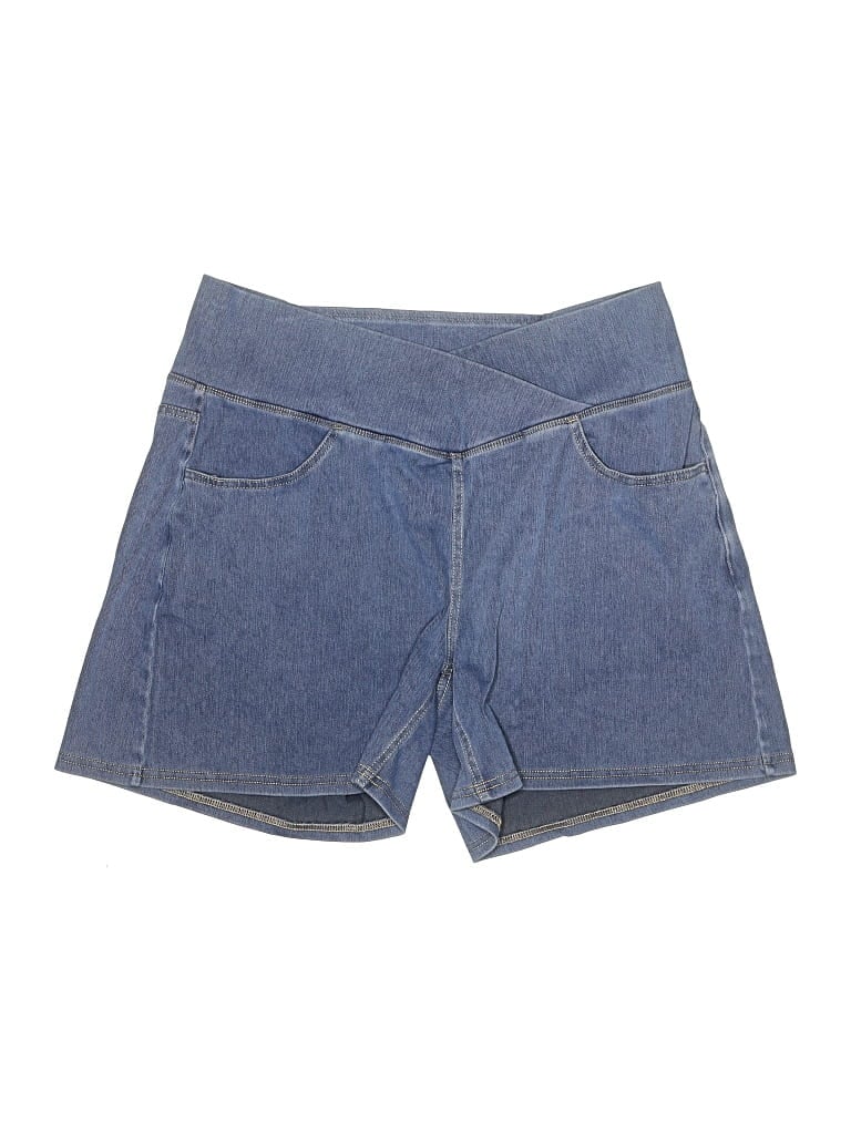 Pre-owned Halara Denim Shorts In Blue