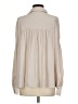 Brochu Walker 100% Polyester Ivory Tan Long Sleeve Blouse Size S - photo 2
