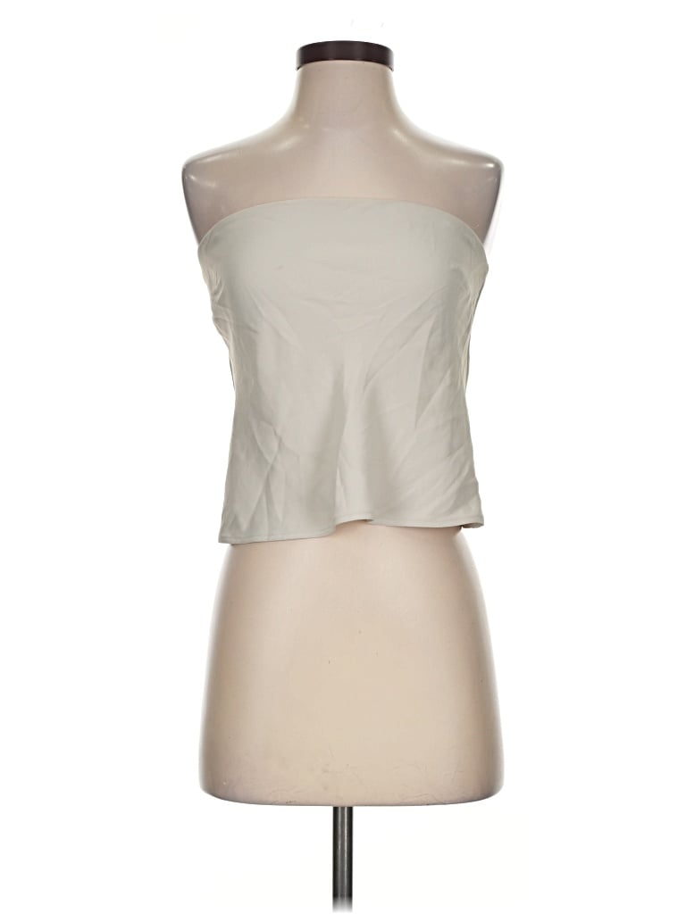 Pre-owned Babaton Tube Top Tan Strapless Neckline Tops