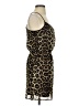 rue21 100% Polyester Animal Print Brown Cocktail Dress Size S - photo 4