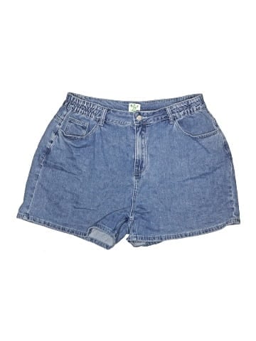 Shiny By Nature Denim Shorts (view 1)