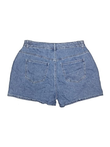 Shiny By Nature Denim Shorts (view 2)