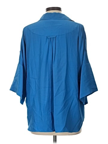 Lafayette 148 New York 3/4 Sleeve Blouse (view 2)