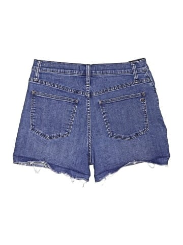 Madewell High-Rise Denim Shorts in Derby Wash: Button-Front Edition (view 2)