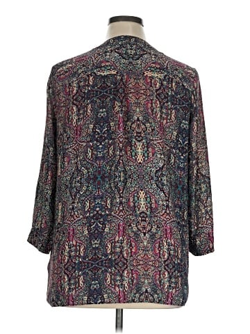 a.n.a. A New Approach 3/4 Sleeve Blouse (view 2)