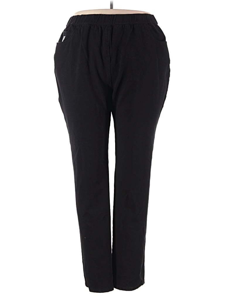 Pre-owned Quacker Factory Casual Pants In Black