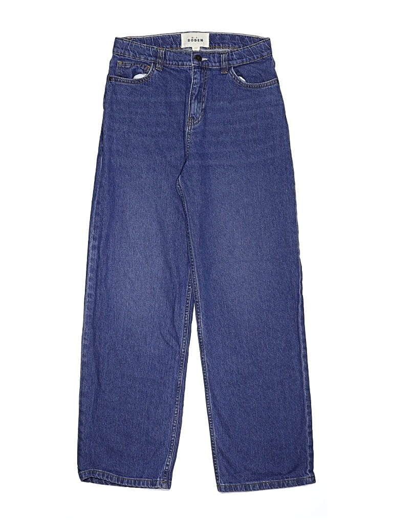 Pre-owned Mini Boden Kids' Jeans In Blue