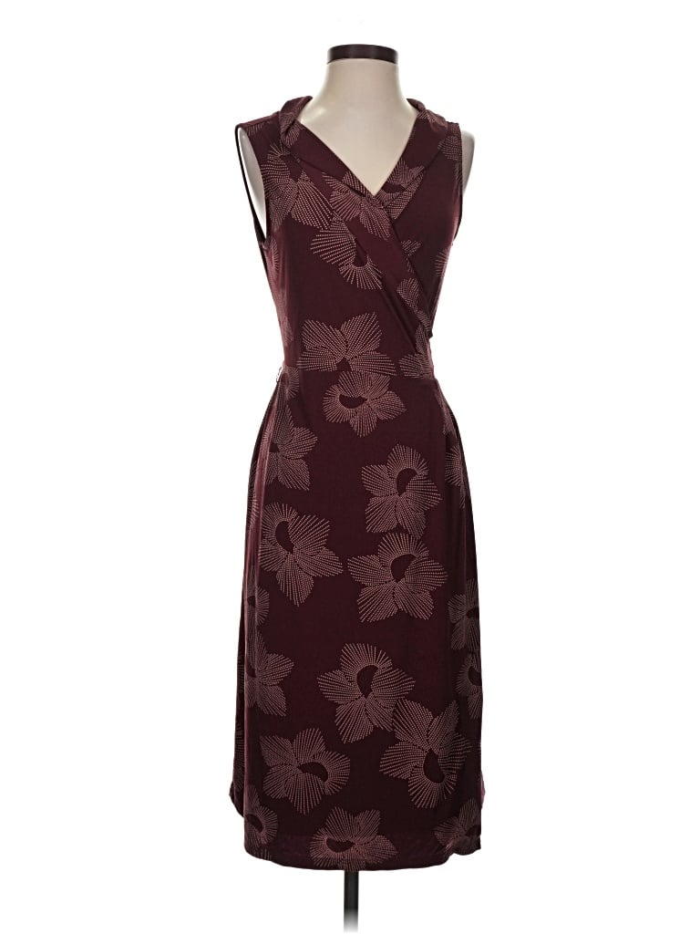 Pre-owned Merona Cocktail Dress In Burgundy