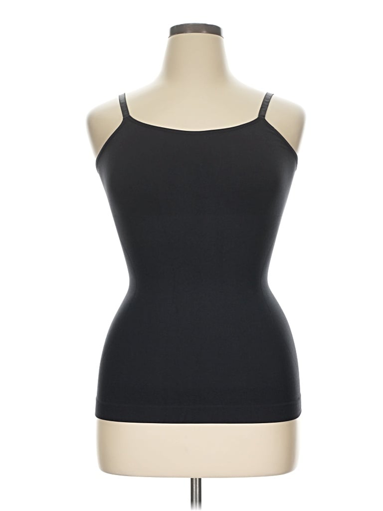 Pre-owned Empetua Tank Top Black Strapless Neckline Tops