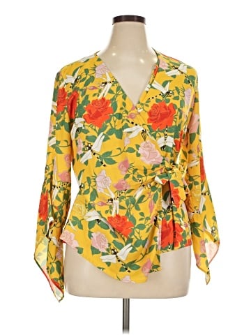 Betabrand 3/4 Sleeve Blouse (view 1)