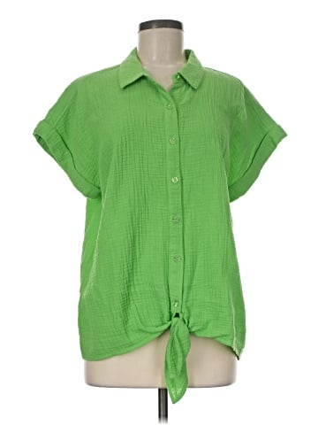 Belle By Kim Gravel Short Sleeve Blouse (view 1)