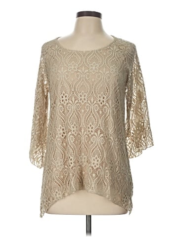 Brittany Black 3/4 Sleeve Blouse (view 1)