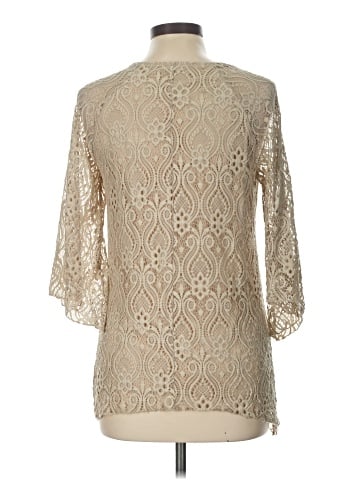 Brittany Black 3/4 Sleeve Blouse (view 2)