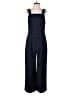 Club Monaco Plaid Blue Jumpsuit Size 8 - photo 1