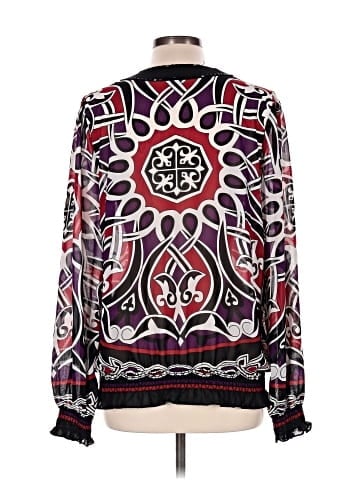 Nicole by Nicole Miller Long Sleeve Blouse (view 2)