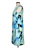 Kasper Graphic Blue Cocktail Dress Size L (estimated) - photo 5