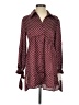 Zara Basic Burgundy Casual Dress Size XS - photo 1