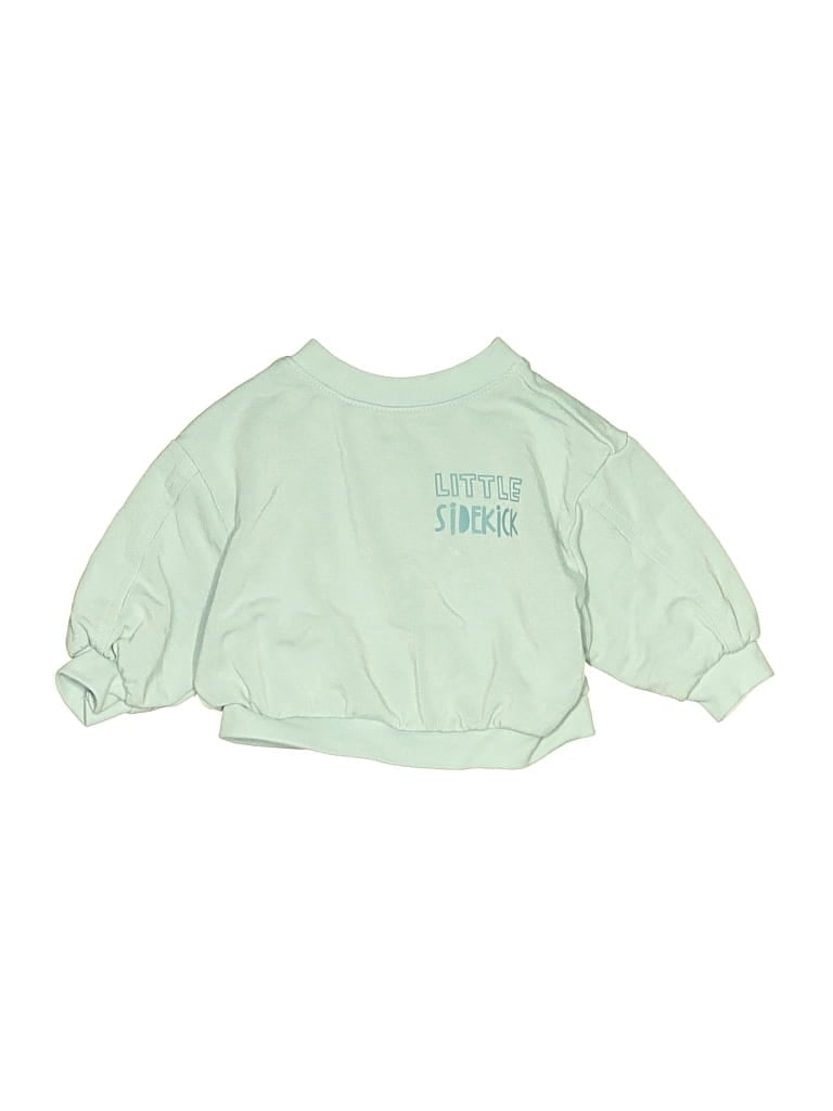Pre-owned Cloud Island Babies' Sweatshirt In Green