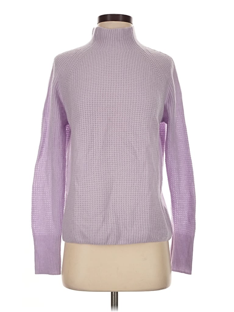 Pre-owned Vineyard Vines Cashmere Pullover Sweater In Purple