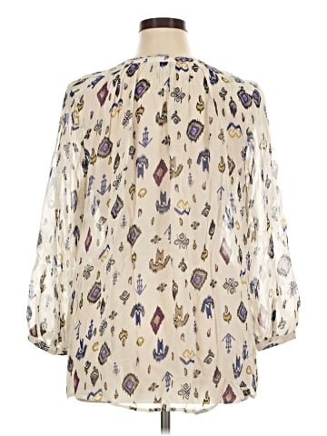 Lucky Brand 3/4 Sleeve Blouse (view 2)
