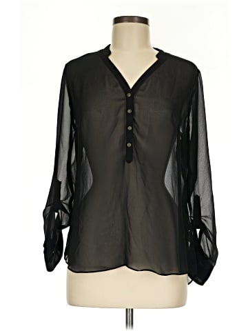 a.n.a. A New Approach 3/4 Sleeve Blouse (view 1)